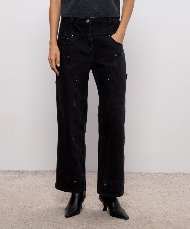 3.1 Phillip Lim Чорні джинси F26151431MDD зображення 3