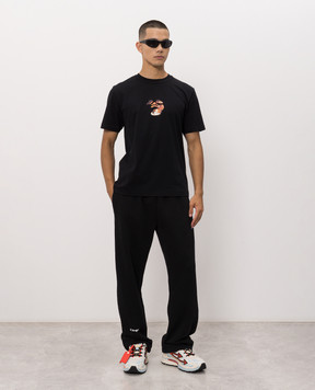 Off-White Чорна футболка з принтом Narciso Poster 44MAA16MF26J00J