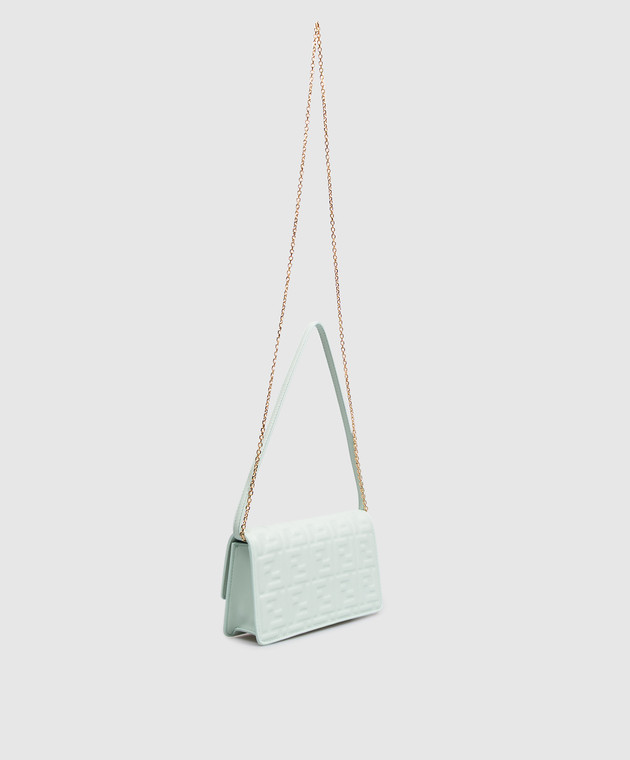 Fendi Зелений шкіряний клатч 8M0498AAJD зображення 3