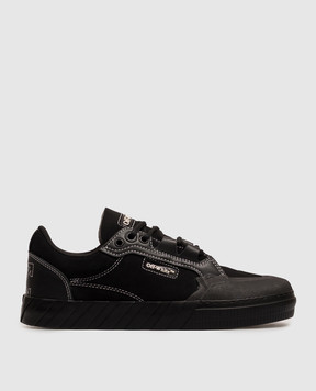 Off-White Черные замшевые кроссовки Vulcanized M296C9L001
