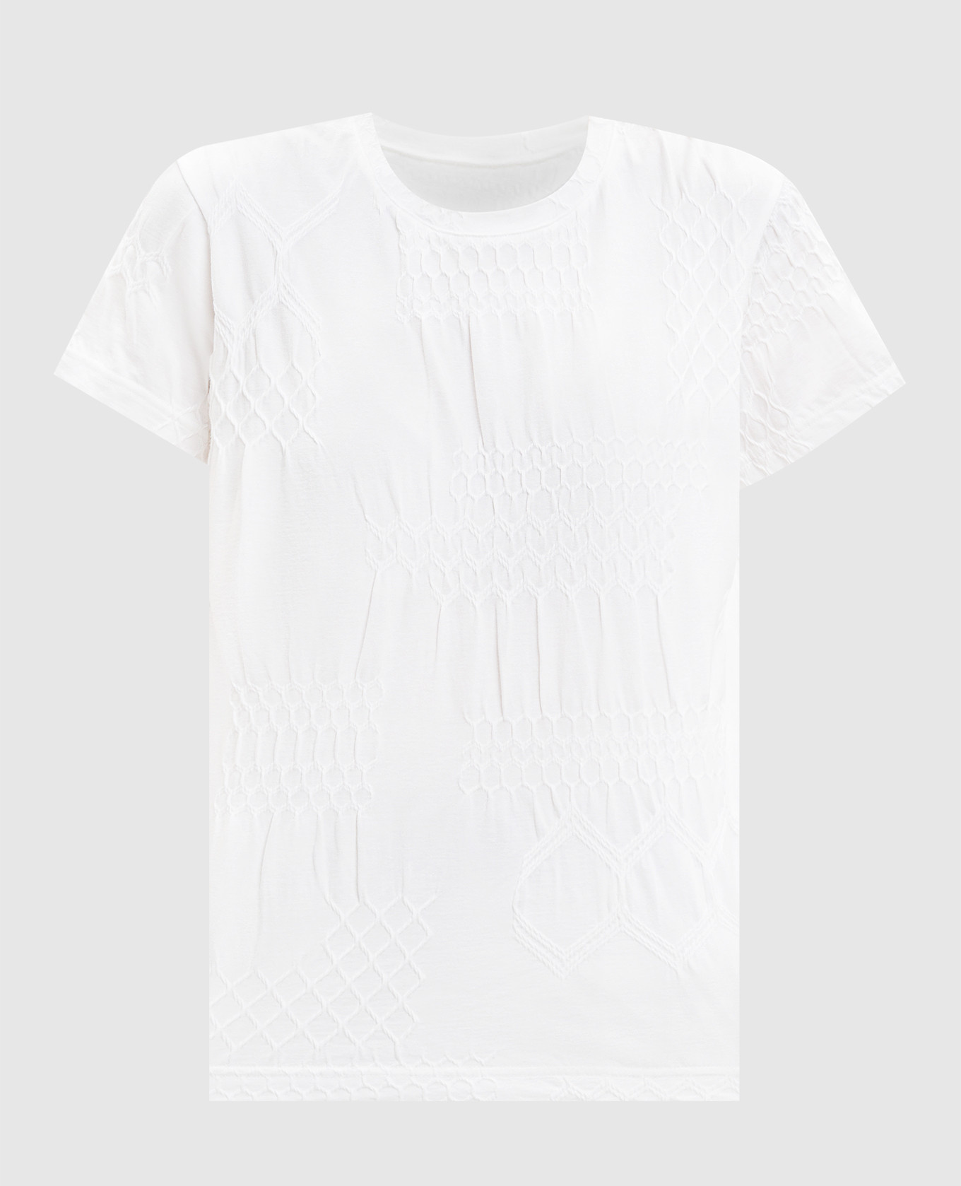 Белая футболка Smocking JQ