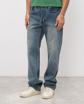 JW Anderson Сині джинси з ефектом потертості DT0117PG1852