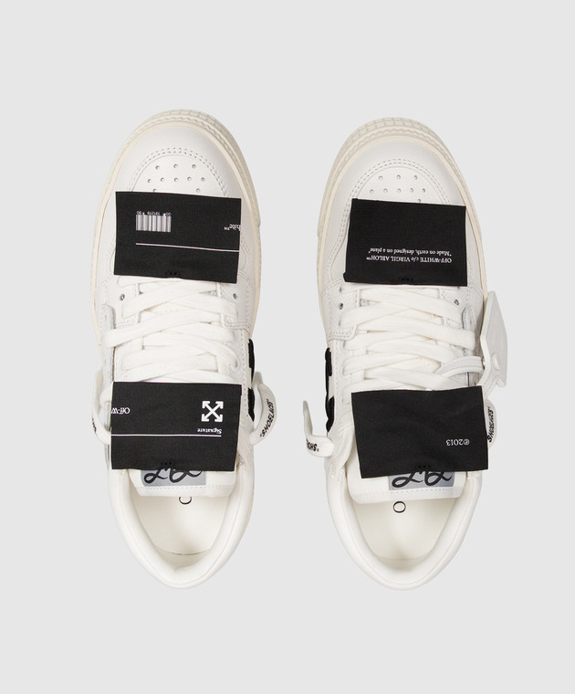Off-White Білі комбіновані кросівки Court 3.0 W28EC9L001 зображення 4
