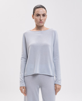 Allude Голубой джемпер из кашемира 26511163