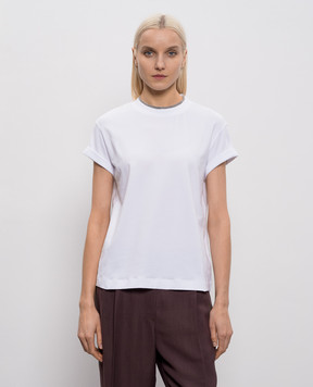 Brunello Cucinelli Белая футболка M0T18BD200