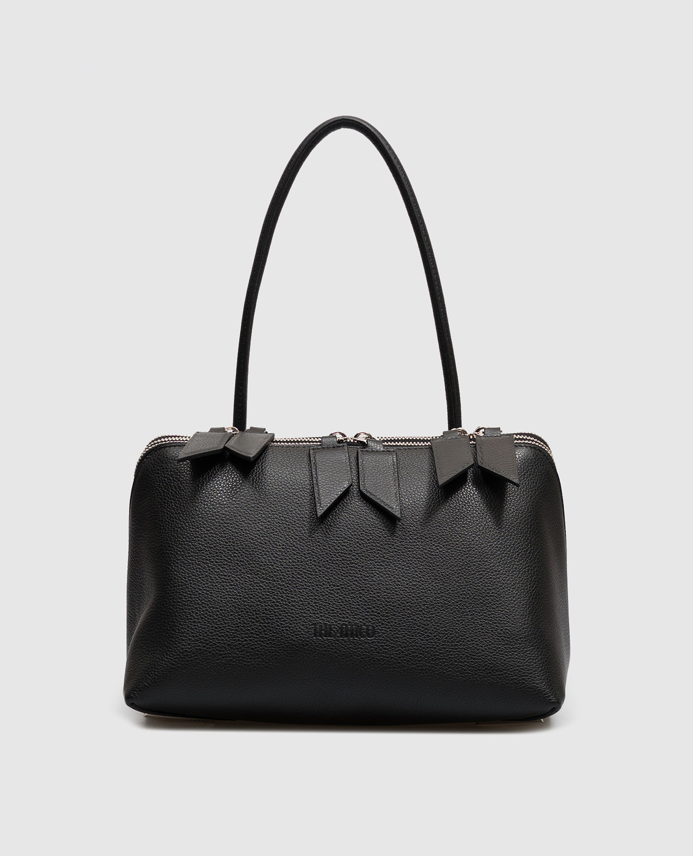Черная кожаная сумка L'altra di Milano