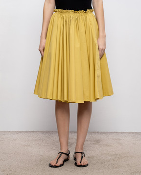 Ami Paris Жовта спідниця FSK444CO0063