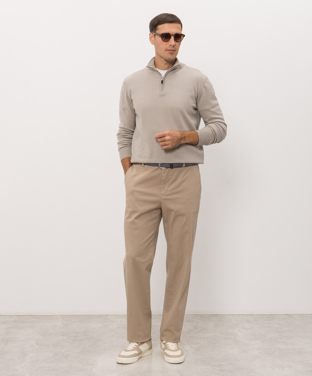 Cashmere&Whiskey Бежевий джемпер з кашеміру MU866A1312525R зображення 2