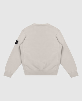 Stone Island Дитячий світшот кольору хакі з логотипом L1S166100005S004068