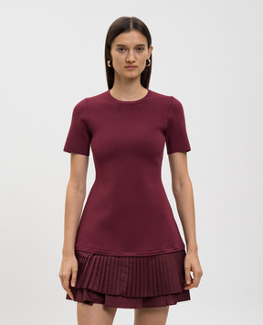 Simkhai Бордова сукня міні Lorin 5251151B