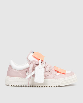 Off-White Комбинированные розовые кроссовки 3.0 Off Court OWIA28ES26LEA001
