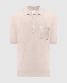 Brunello Cucinelli Бежеве поло M29806205