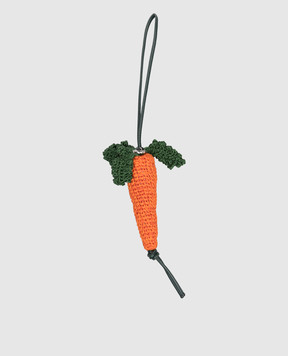 JW Anderson Вязаный брелок для сумки в форме моркови AC0424FA0496