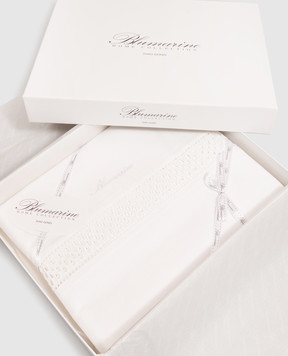 Blumarine Home Біла скатертина Porcellana з вишивкою W0000250027