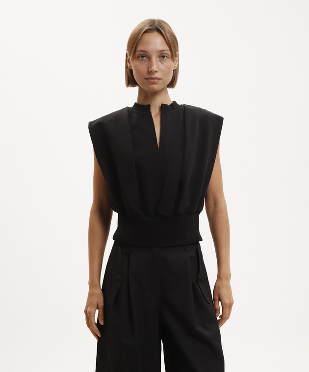 3.1 Phillip Lim Чорний топ P2021592UFT зображення 3