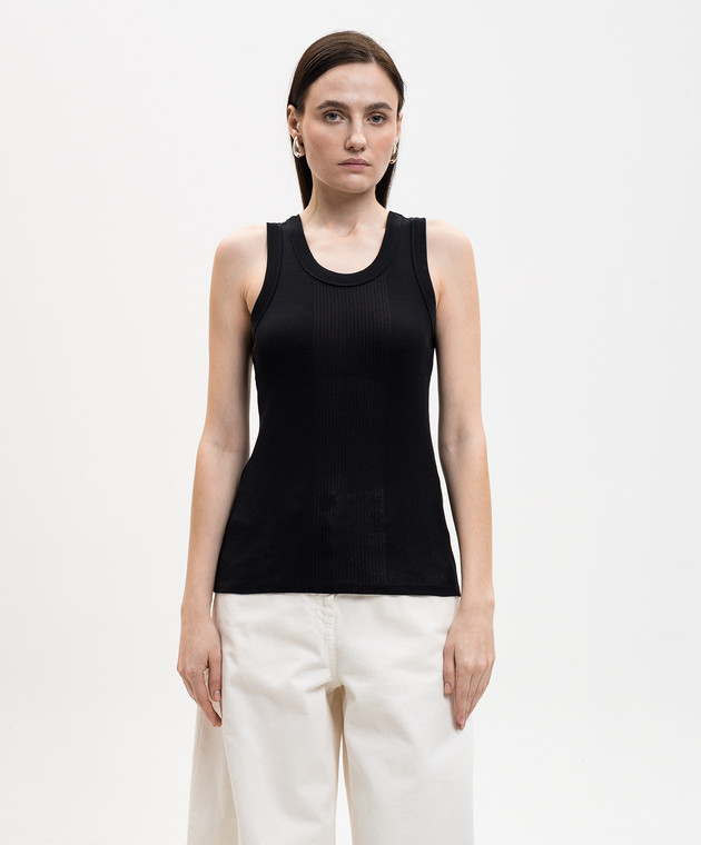 Loulou de Saison Чорна майка LIMBA з вишивкою емблеми LIMBALDS зображення 3