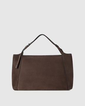 Brunello Cucinelli Коричневая замшевая сумка-тоут Sartorial MBDLB2843