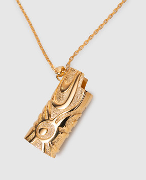 PUCCI Золотистий ланцюжок з підвіскою Case Necklace 5UAM305U920