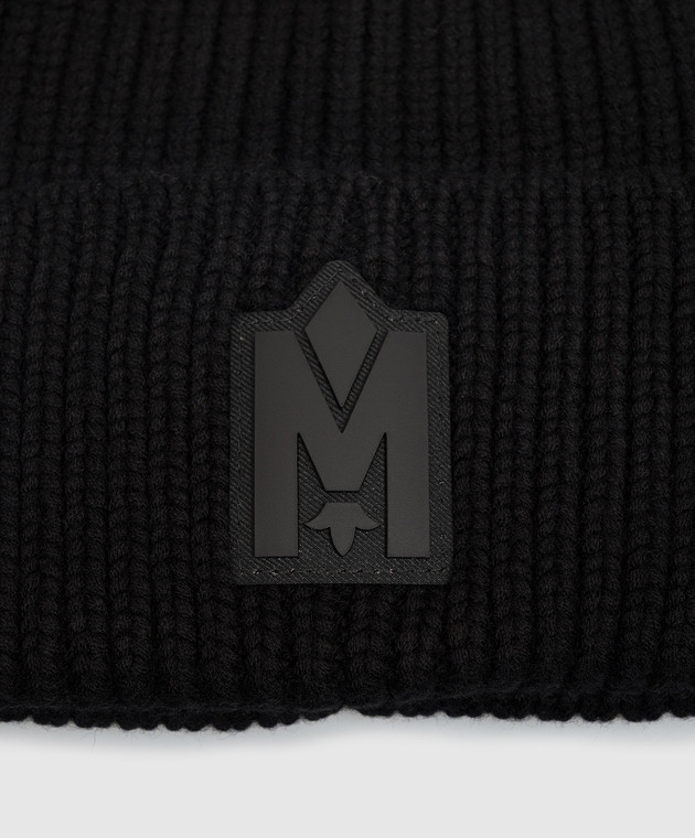 Mackage Чорна шапка з вовною JUDEMZ зображення 4