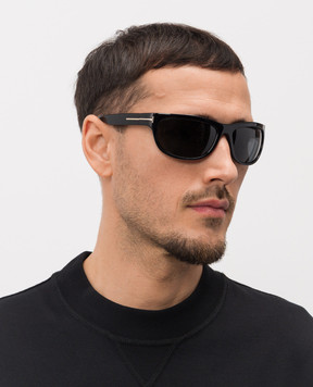 Tom Ford Чорні сонцезахисні окуляри ANDERS FT1363