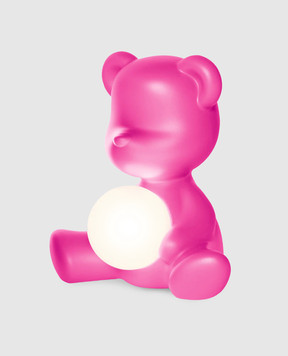 Qeeboo Рожева настільна лампа Teddy Girl 25001FX