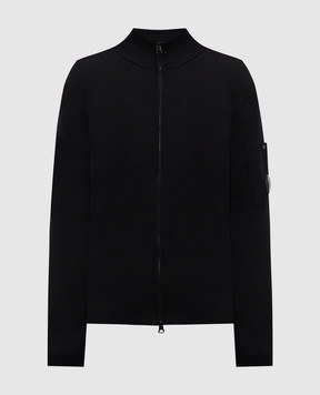 C.P. Company Чорний кардиган з патчем логотипа MKN096A110560A