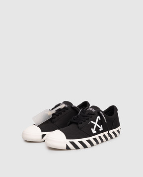 Off-White Чорні кросівки Vulcanized Undercut OMIA2APC99FAB001