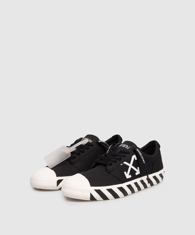 Off-White Чорні кросівки Vulcanized Undercut OMIA2APC99FAB001 зображення 2
