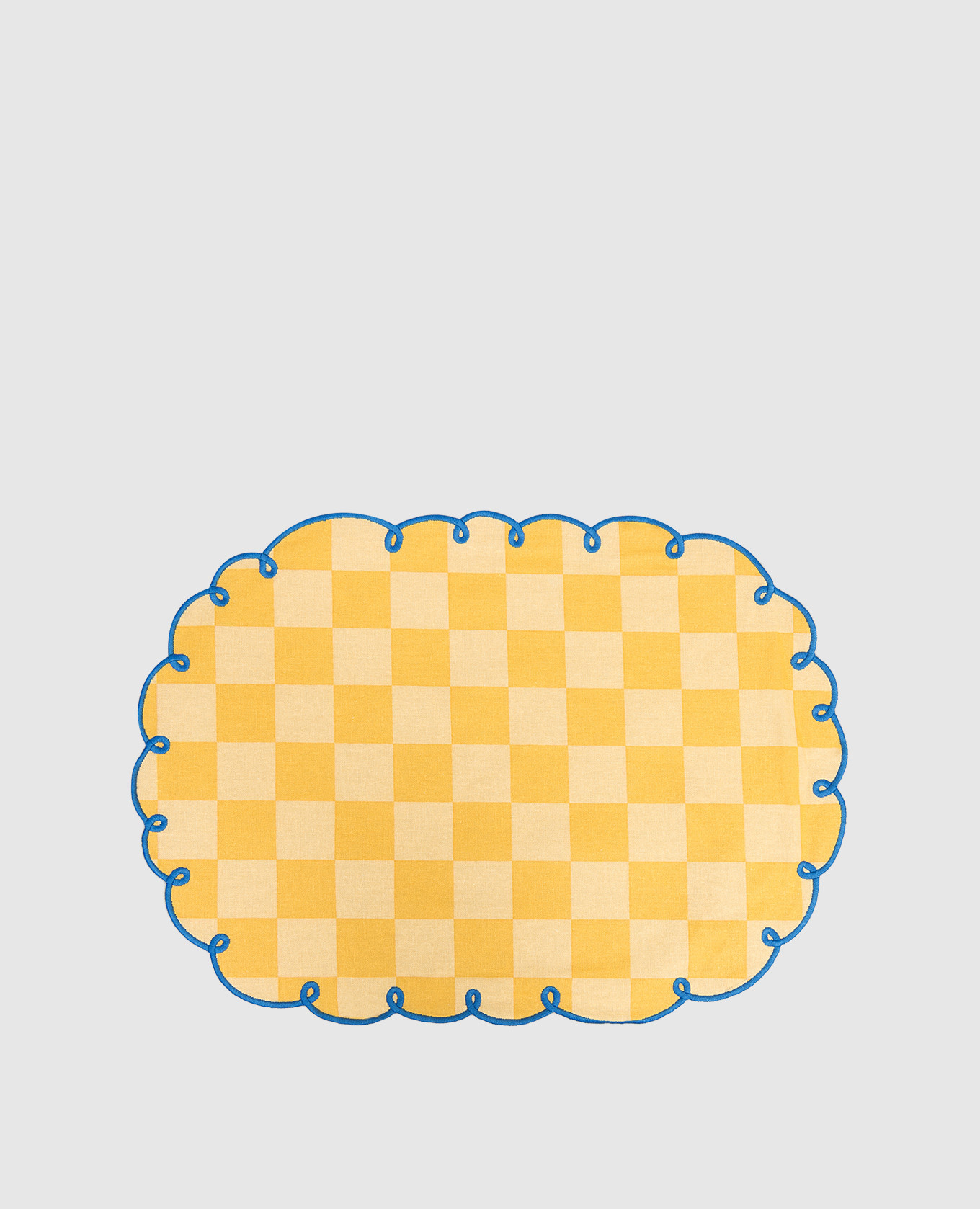 

Набор желтых столовых ковриков в клетку, Розовый, Салфетки