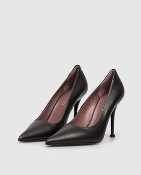 Premiata Чорні шкіряні туфлі M7031GARDA