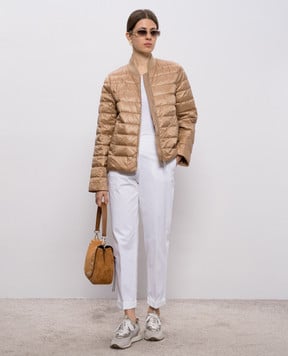 Peserico Білі штани з відворотами A04680T2302481