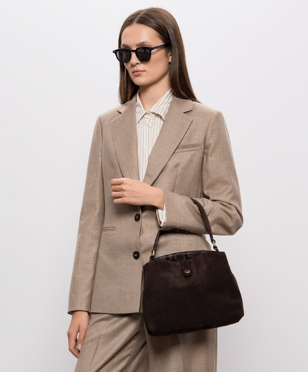 Gianni Chiarini Замшева сумка FIONA BS12485CMPTY зображення 2