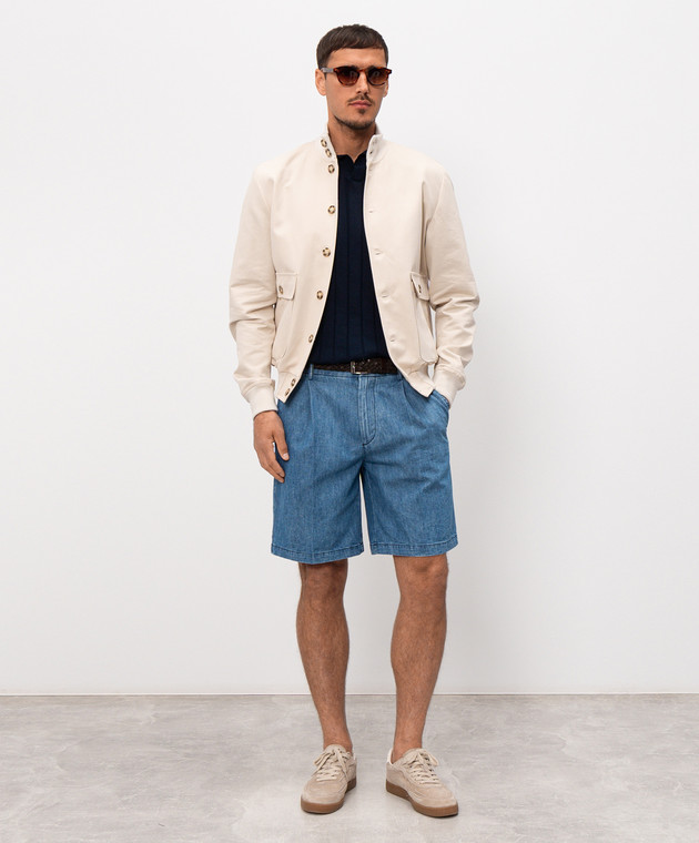 CAPOBIANCO Сині джинсові шорти 20M858RB00 зображення 2