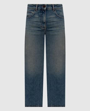 Peserico Сині джинси з патчем логотипа P04279L79Q04962