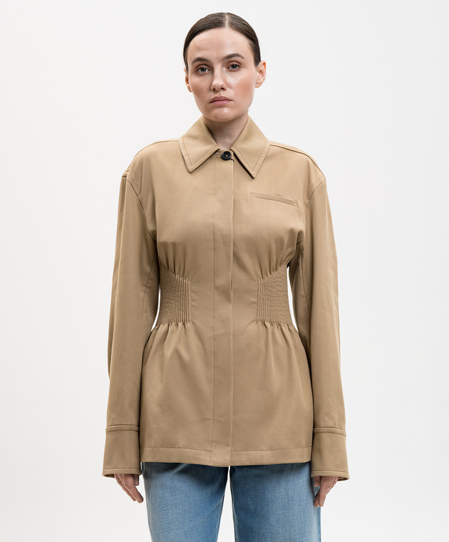 Max Mara Sportmax Коричневая куртка GIALLO SPXGIALLO изображение 3