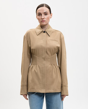 Max Mara Sportmax Коричневая куртка GIALLO SPXGIALLO