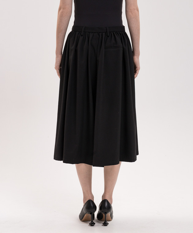 Maison Margiela MM6 Черные кюлоты с шерстью S62MU0079M35436 изображение 4