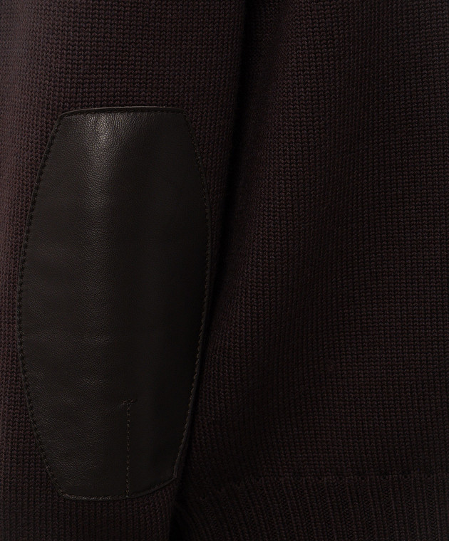 Tom Ford Коричневый кардиган из шерсти KZL027YMW152 изображение 5