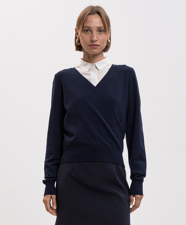 Twinset Синій джемпер 262TT3331 зображення 3