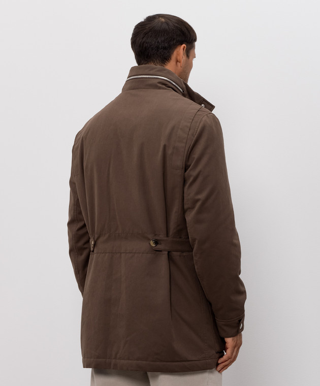 Brunello Cucinelli Коричнева куртка ML4966005 зображення 4