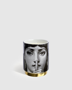 Fornasetti Ароматична свічка Silenzio - Immaginazione в порцеляновому свічнику FPXS334