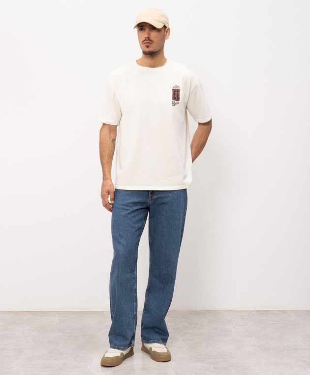 Rhude Футболка Fumar цвета айвори RHSS26TT07012 изображение 2