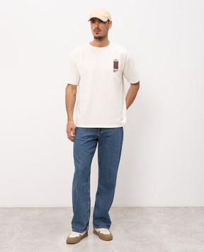 Rhude Футболка Fumar цвета айвори RHSS26TT07012