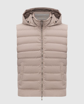 Peserico Серый пуховой жилет R530743604I