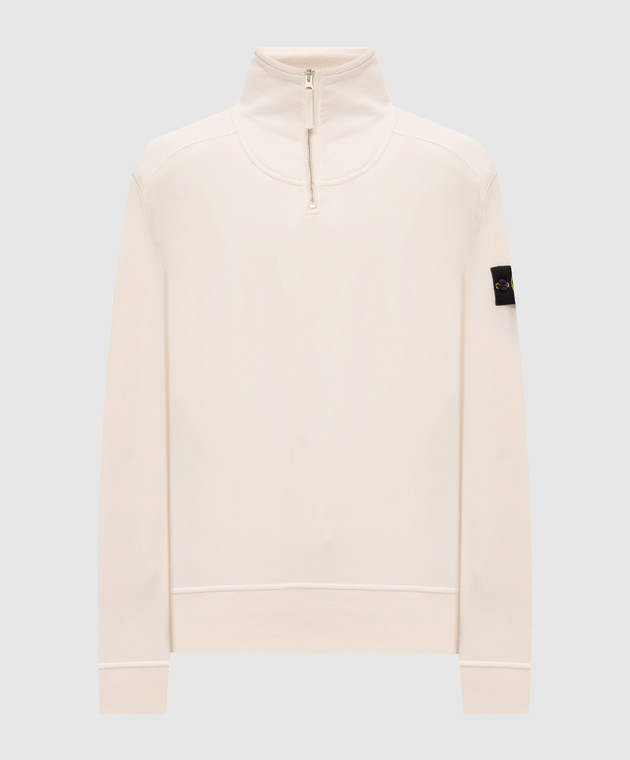 Stone Island Бежевий светр з блискавкою L2S156100021S0A20
