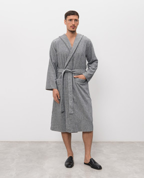 Hamam Сірий махровий халат ASH LIGHT ASHLIGHTBATHROBE