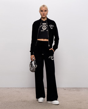 AMIRI Черная спортивная куртка с вышивкой логотипа AW426KN022