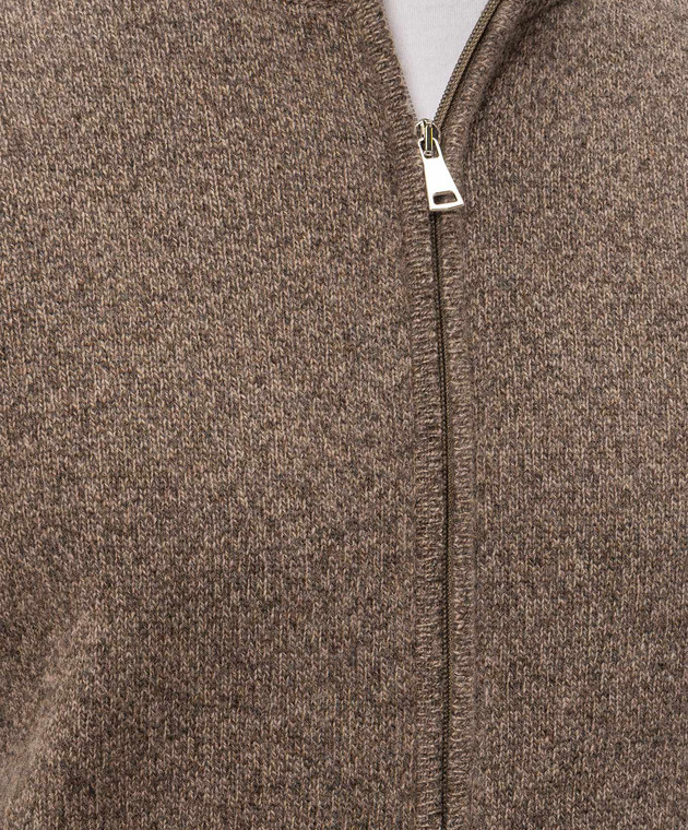 Cashmere&Whiskey Коричневий кардиган 50706 зображення 5