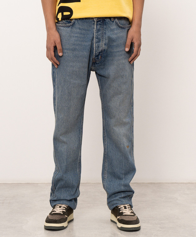 Rhude Синие джинсы RHPF26DP01012 изображение 3