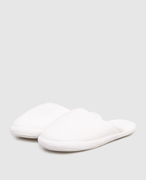 Hamam Білі махрові домашні капці Olympia OLYMPIAORGANICSLIPPERS